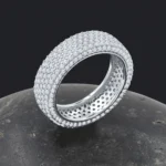 "FOREVER" MOISSANITE SILVER RING IFJ994421