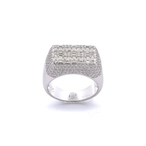 "FREEDOM" 925 MOISSANITE MENS ICED OUT RING IFJ995921
