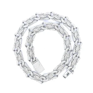 "PLUKE"19.99 CTW 20" MOISSANITE ICED OUT CHAIN | IFJ997141