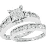 1.5 Ct. DIAMOND QUAD HEAD BRIDAL SET