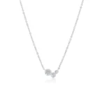 Cluster Moissanite Adjustable Pendant Necklace MDGPIFJ00003
